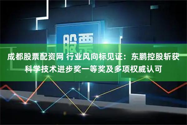 成都股票配资网 行业风向标见证：东鹏控股斩获科学技术进步奖一等奖及多项权威认可